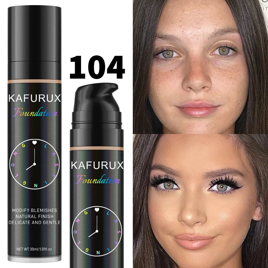 8 Colors Liquid Foundation Effective Concealer Waterproof Sweat-resistant Face Korean Makeup Profession Face Base Cosmetics Gift