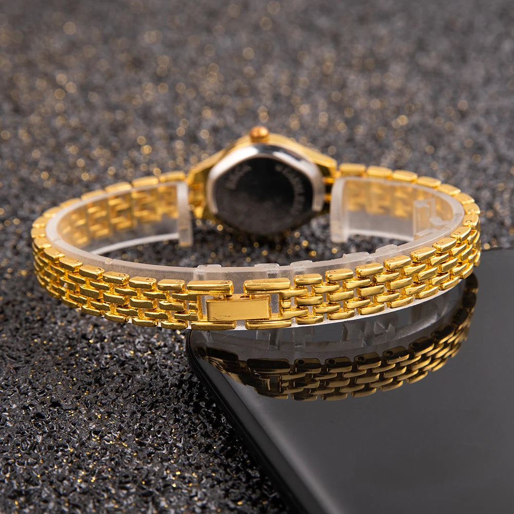 Simple Elegant Small Women's Watches Luxury Brand Gold Wrist Watches for Women Ladies Quartz Watches for Girls Montre Femme