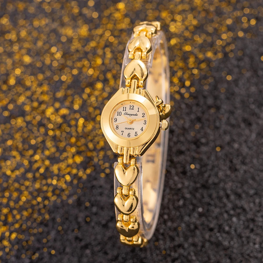 Simple Elegant Small Women's Watches Luxury Brand Gold Wrist Watches for Women Ladies Quartz Watches for Girls Montre Femme