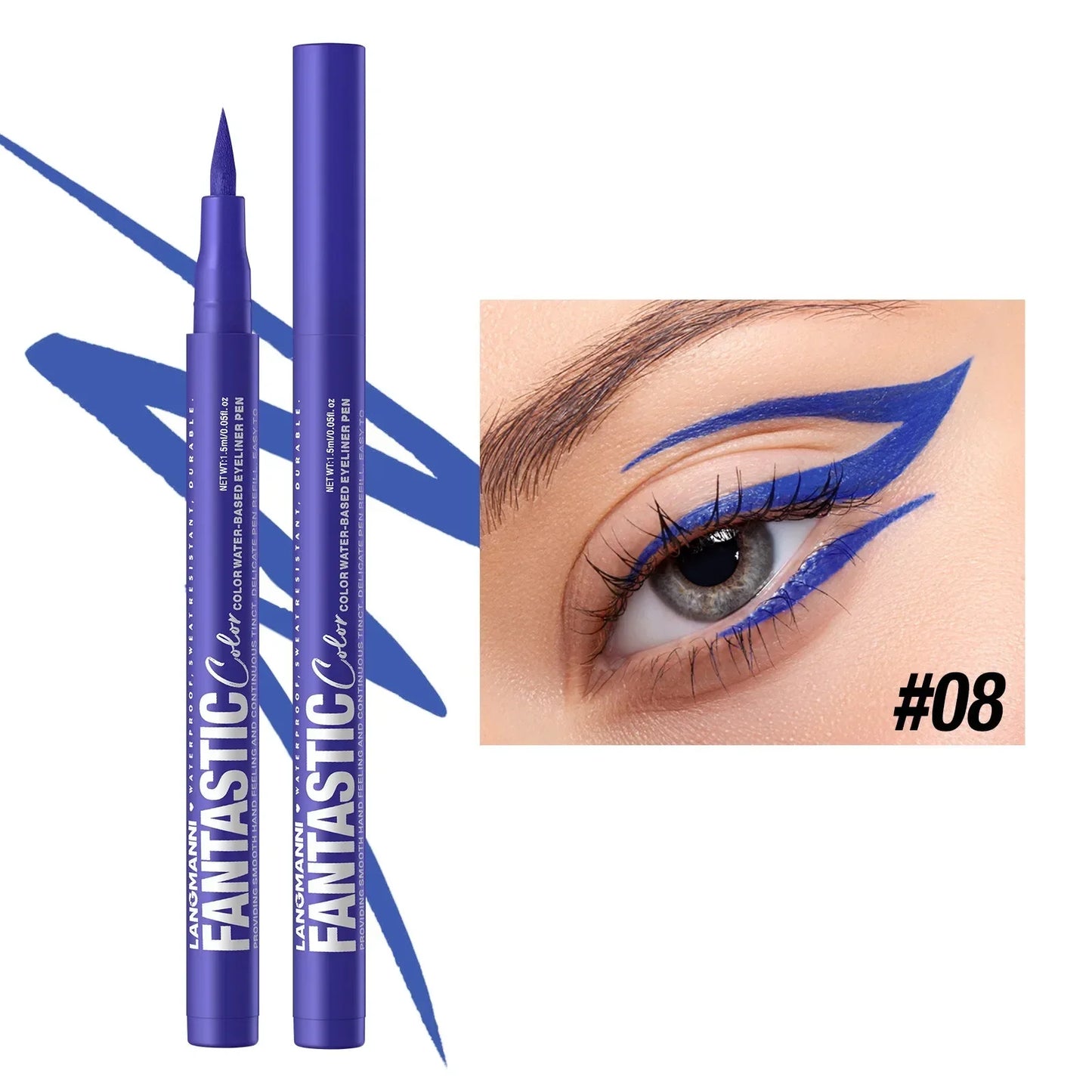 Red Wine Black Waterproof Eyeliner Pencil Untra-fine Liquid Eye Liner Pen Quick Dry Long Lasting Non Smudge Makeup Cosmetics
