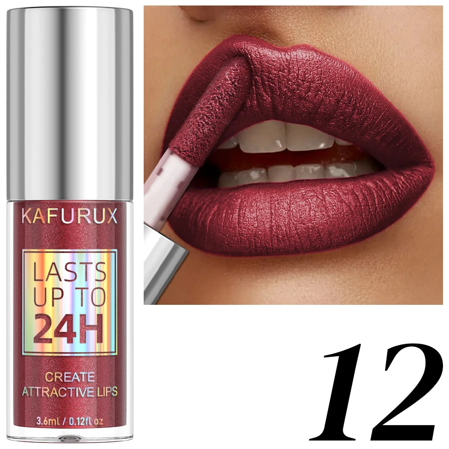 20-colors Glitter Lip Glaze Waterproof Diamond Shimmer Lip Gloss Sparkling Liquid Lipstick Long Lasting Lip Makeup for Women Gif