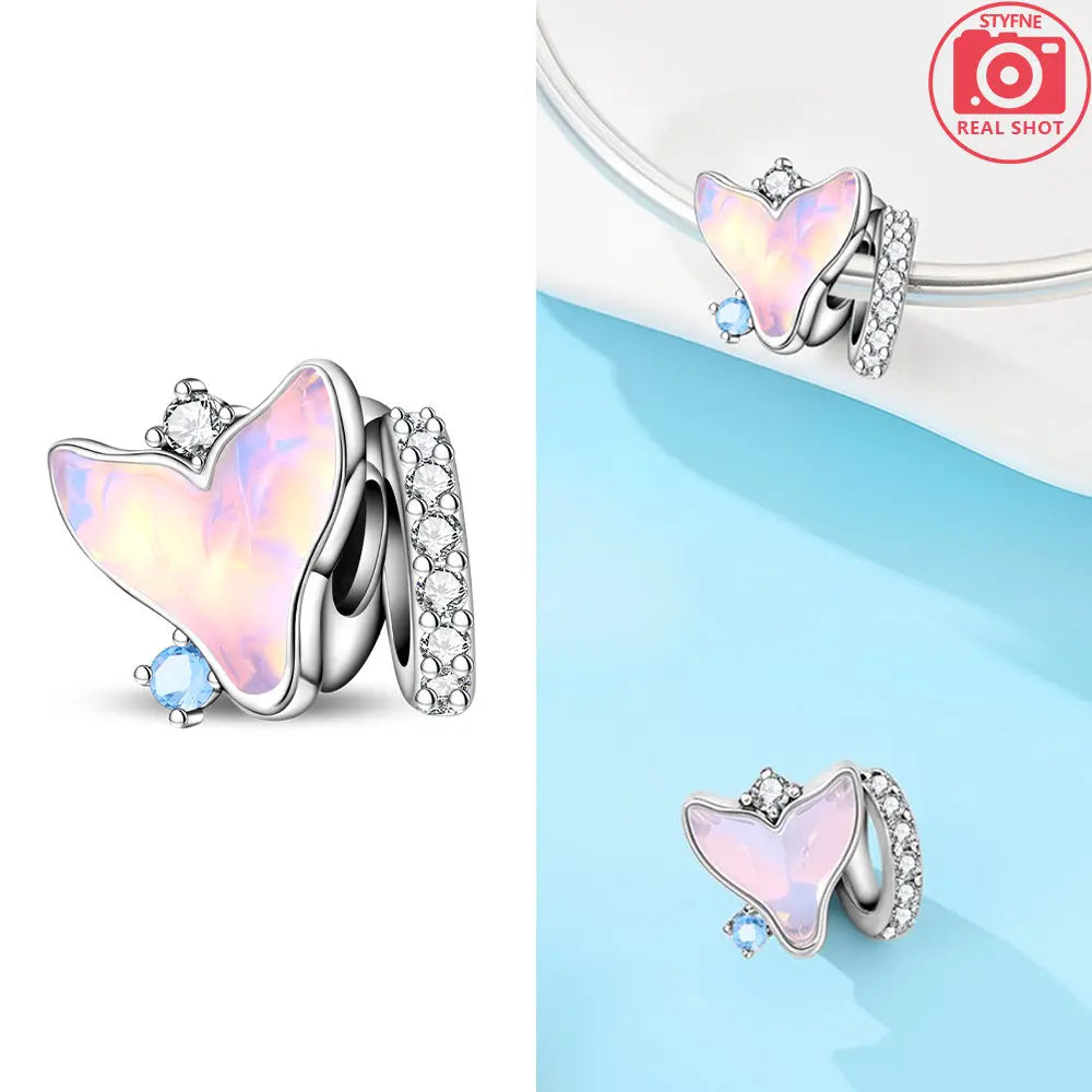 925 Sterling Silver Ocean Series Blue Turtle Starfish Shell Fit Original Bracelet Charms for Women diy Fine Jewelry Gifts