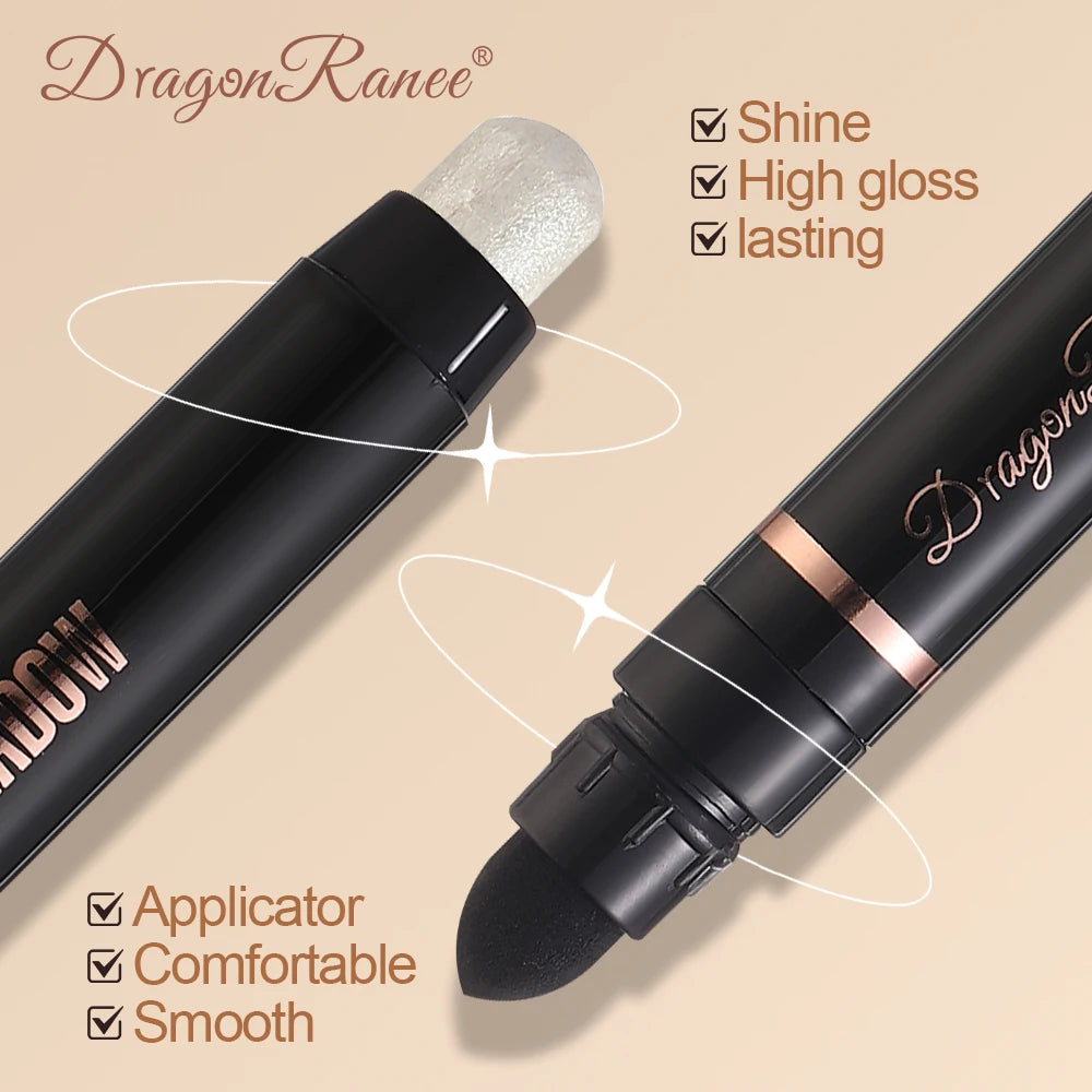 Eyeshadow Pen, Pearlescent Eyeshadow, Versatile, One-Touch Application, Non-Smudging, Waterproof Eyeshadow, High-Gloss, Delicate, Silky, Shimmering Liquid Eyeshadow