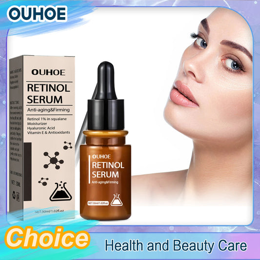Retinol Anti Wrinkle Serum Lifting Fade Fine Line Anti Aging Improve Crow's Feet Firming Tighten Brighten Moisturizing Essence