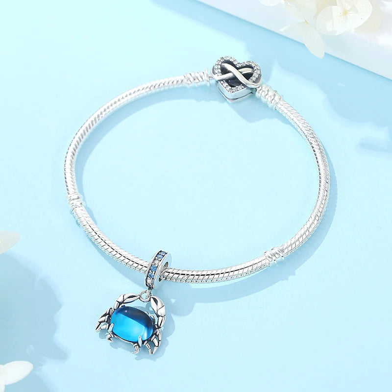 925 Sterling Silver Bracelets Bangles Original Love Heart Clasp Charms Beads Snake Chain Luxury DIY Jewelry For Women Gift