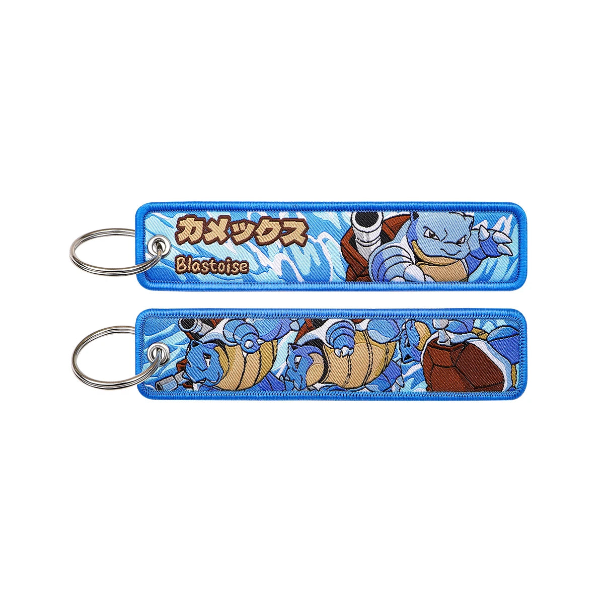 Japanese Anime Elf Monsters Keychain for Cars Backpack Key Holders Embroidery Keyrings Key Tag Jet Tag Accessories Gifts 1pcs