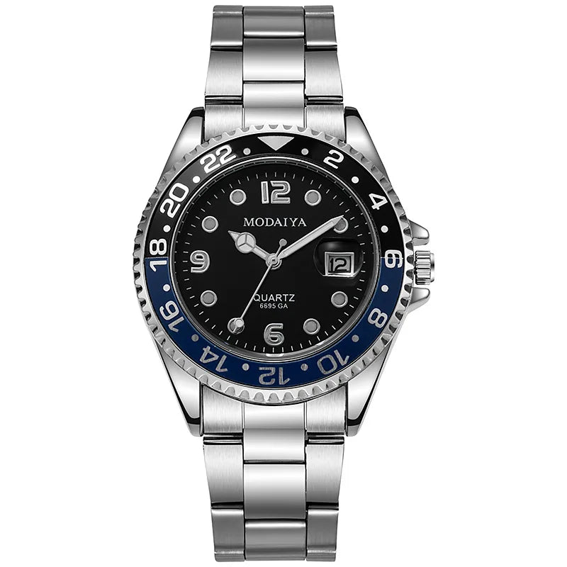 Men's Watches Date High-end Luxury Casual Sport Clock Classic Business Quartz Male Stainless Steel Wristwatches