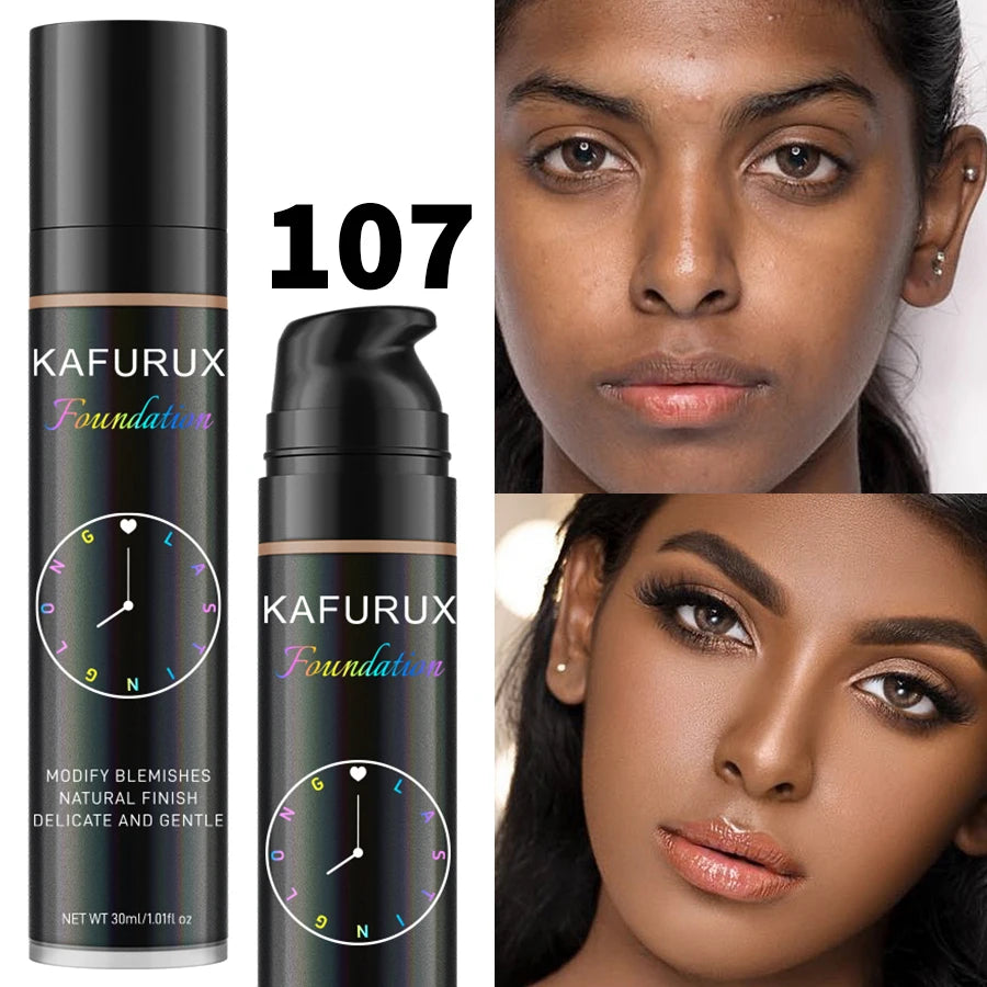 8 Colors Liquid Foundation Effective Concealer Waterproof Sweat-resistant Face Korean Makeup Profession Face Base Cosmetics Gift