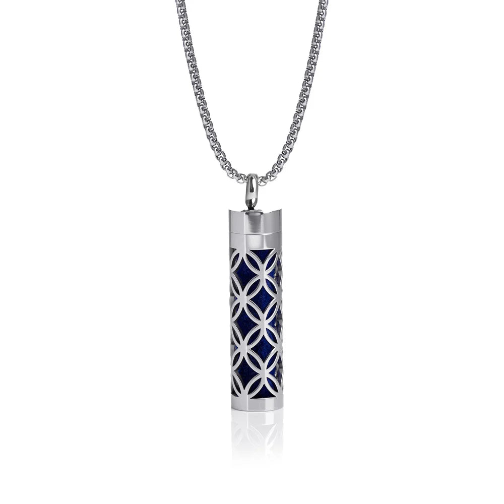 Aromatherapy Necklace Diffuser Pendant 316L Stainless Steel Locket Aroma Perfume Oils Essential Oil Diffuser Pendant Necklace