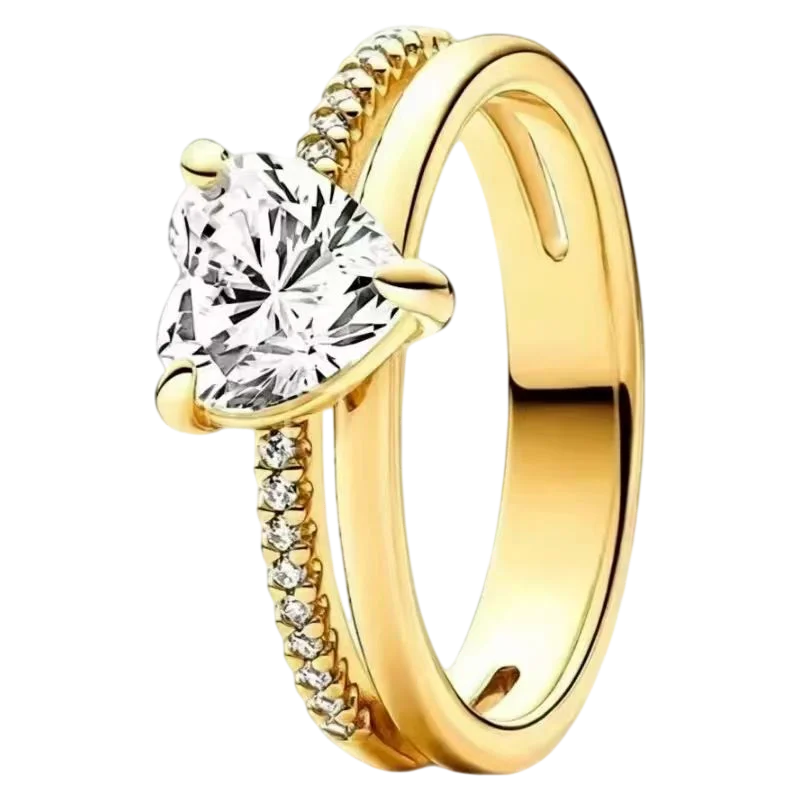 2025 New 925 Silver Red Pink, Purple,green Heart-shaped Rings Are Suitable For Delicate For Women At Wedding Parties Jewelry