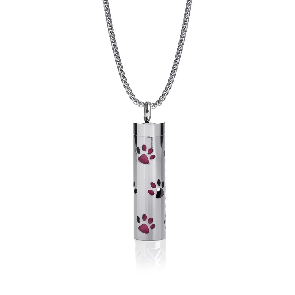 Aromatherapy Necklace Diffuser Pendant 316L Stainless Steel Locket Aroma Perfume Oils Essential Oil Diffuser Pendant Necklace