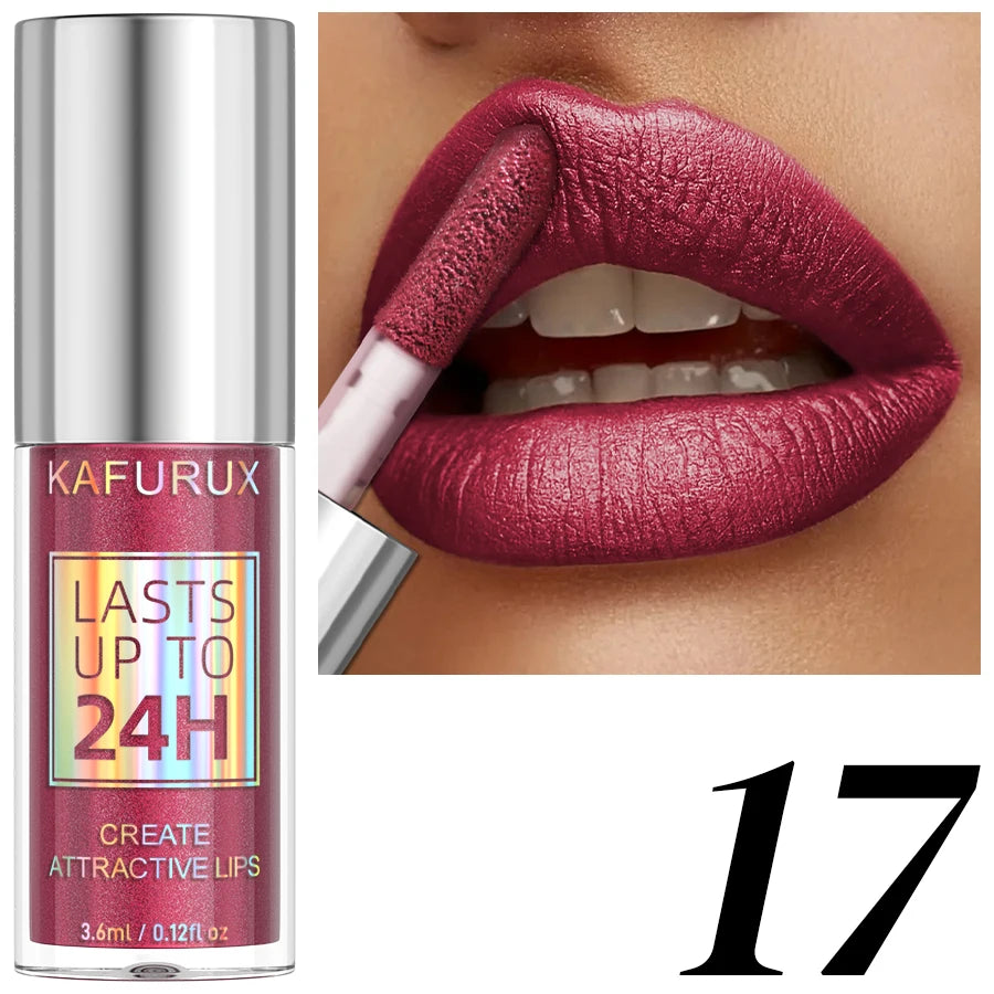 20-colors Glitter Lip Glaze Waterproof Diamond Shimmer Lip Gloss Sparkling Liquid Lipstick Long Lasting Lip Makeup for Women Gif