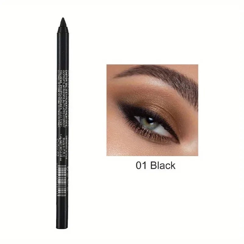 17 Colors Pearlescent Eyeliner Pencil Colorful Waterproof Long-lasting Matte Smooth Easy Wear Eyeshadow Eyeliner Pen Eyes Makeup