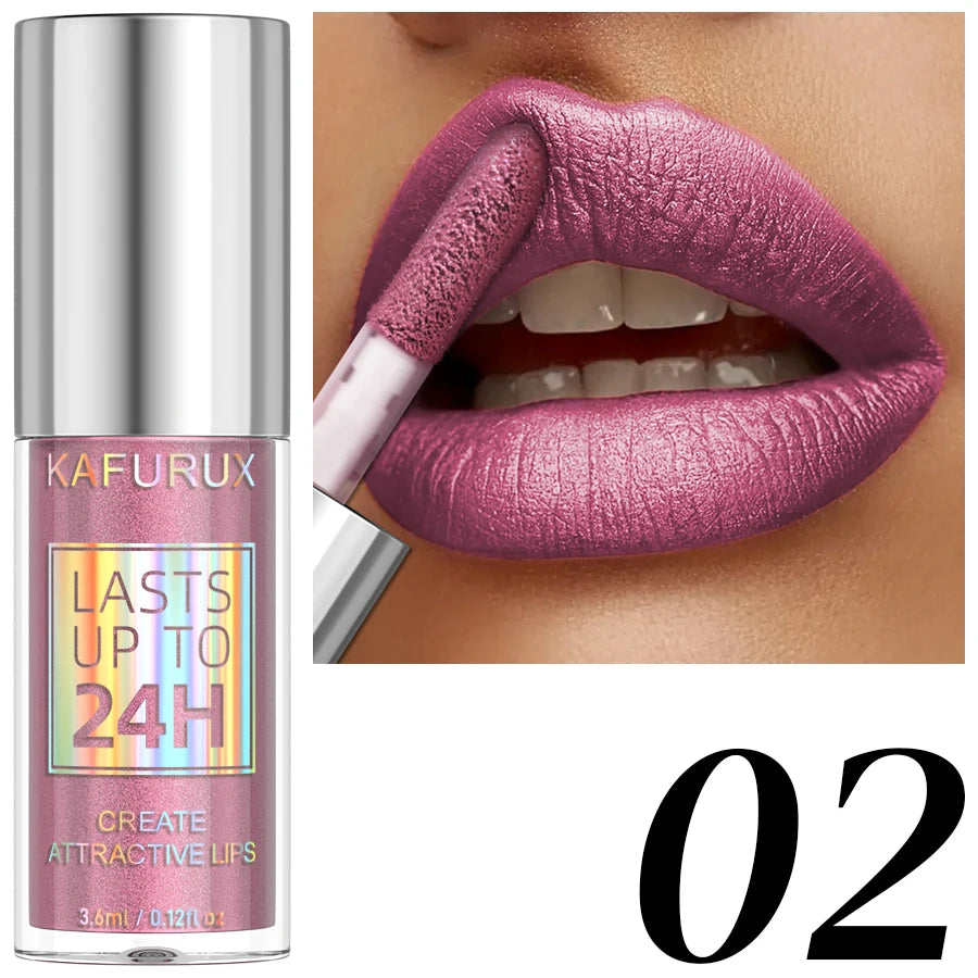 20-colors Glitter Lip Glaze Waterproof Diamond Shimmer Lip Gloss Sparkling Liquid Lipstick Long Lasting Lip Makeup for Women Gif