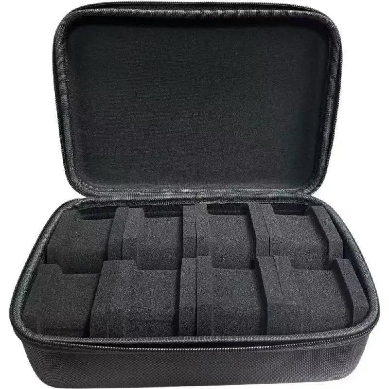 10 Slots Watch Storage Box Watch Zipper Travel Case Portable Watch Organizer Display Holder for Wristwatches and Smart Watches