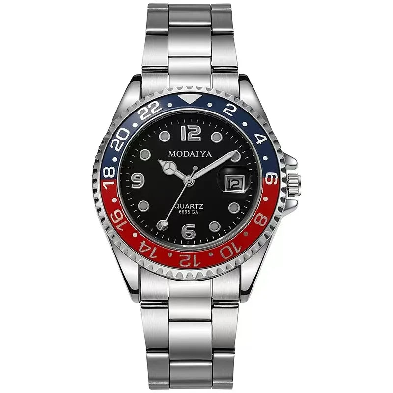 Men's Watches Date High-end Luxury Casual Sport Clock Classic Business Quartz Male Stainless Steel Wristwatches