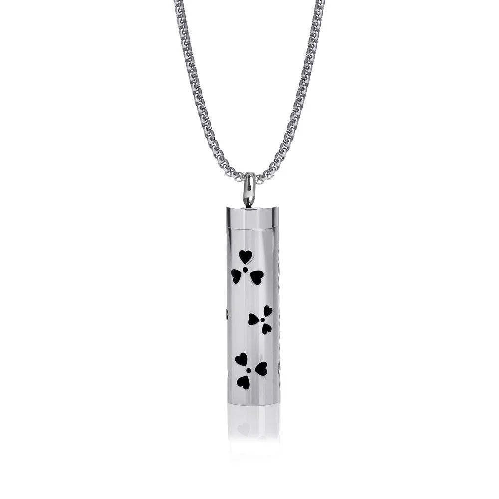 Aromatherapy Necklace Diffuser Pendant 316L Stainless Steel Locket Aroma Perfume Oils Essential Oil Diffuser Pendant Necklace