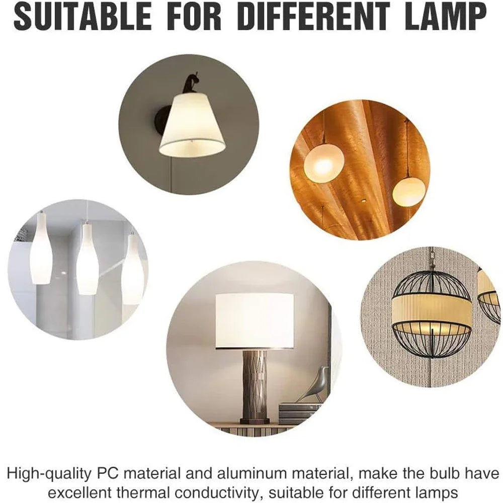 E27 Emergency LED Lamp Bulbs 7W 9W 12W 15W Rechargeable High Brightness Light Bulb Outdoor Camping Fishing Portable Lamps