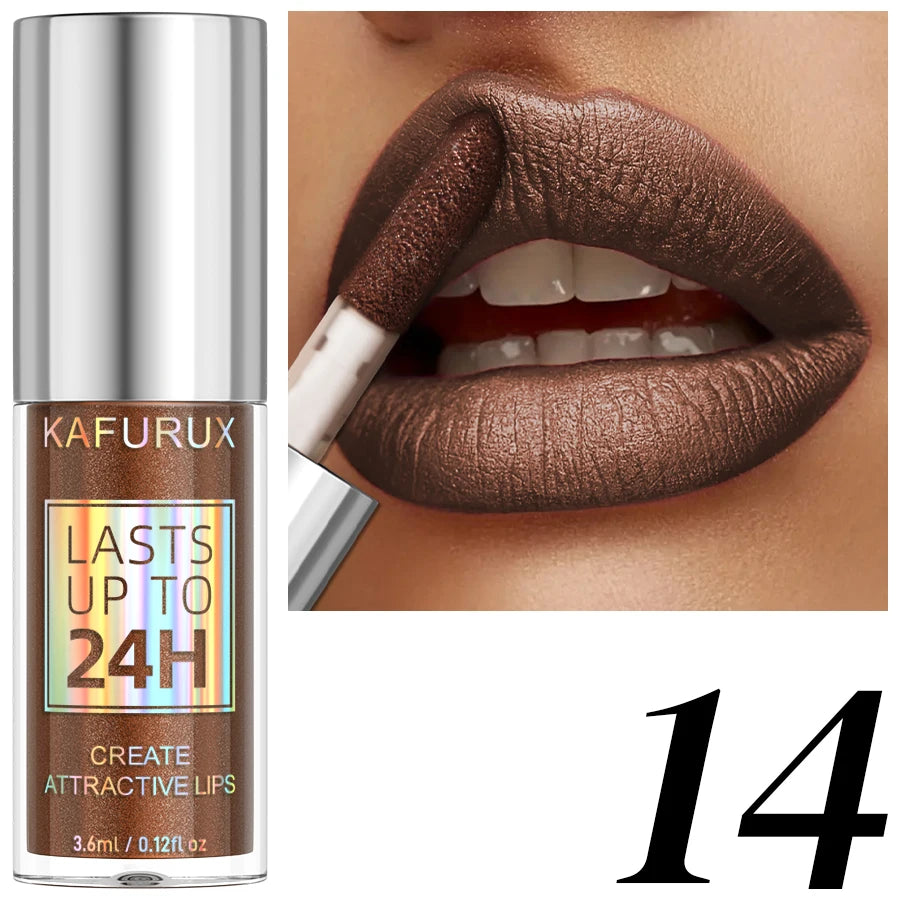20-colors Glitter Lip Glaze Waterproof Diamond Shimmer Lip Gloss Sparkling Liquid Lipstick Long Lasting Lip Makeup for Women Gif
