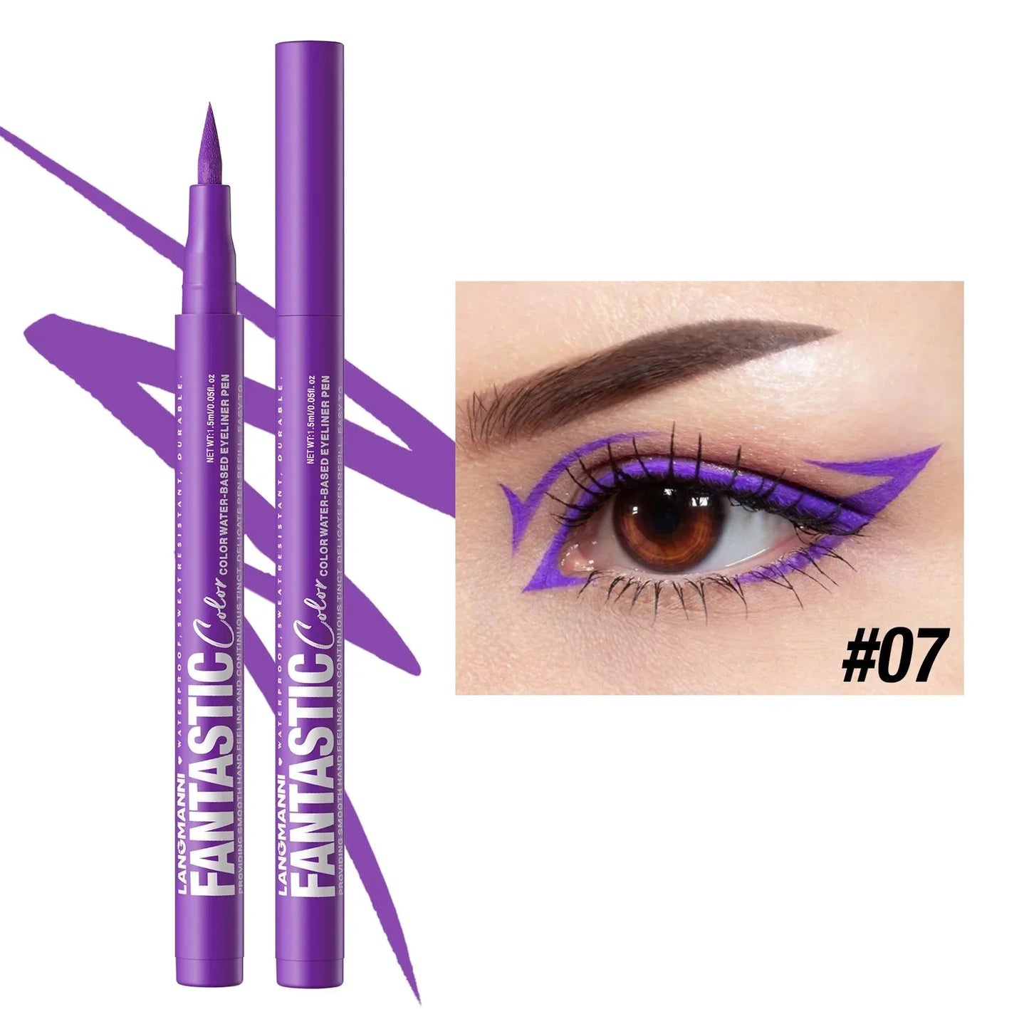 Red Wine Black Waterproof Eyeliner Pencil Untra-fine Liquid Eye Liner Pen Quick Dry Long Lasting Non Smudge Makeup Cosmetics