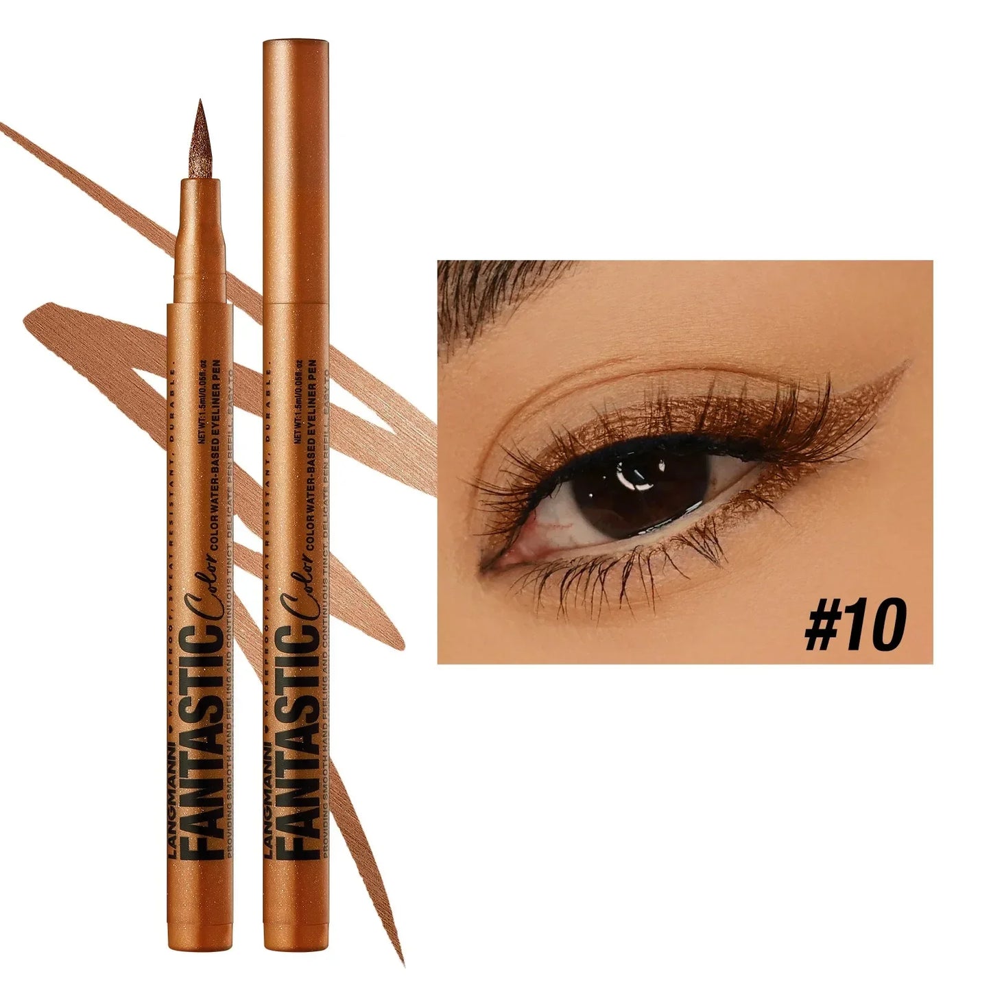 Red Wine Black Waterproof Eyeliner Pencil Untra-fine Liquid Eye Liner Pen Quick Dry Long Lasting Non Smudge Makeup Cosmetics