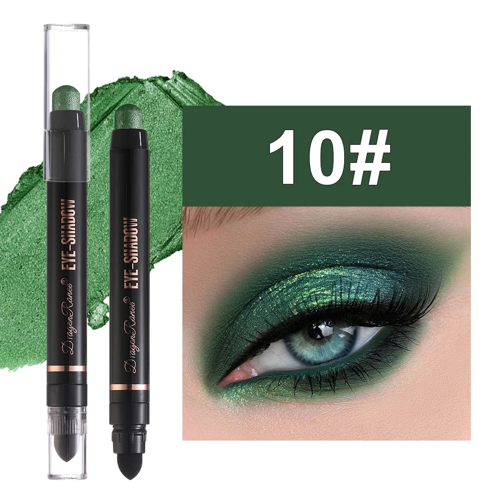 Eyeshadow Pen, Pearlescent Eyeshadow, Versatile, One-Touch Application, Non-Smudging, Waterproof Eyeshadow, High-Gloss, Delicate, Silky, Shimmering Liquid Eyeshadow