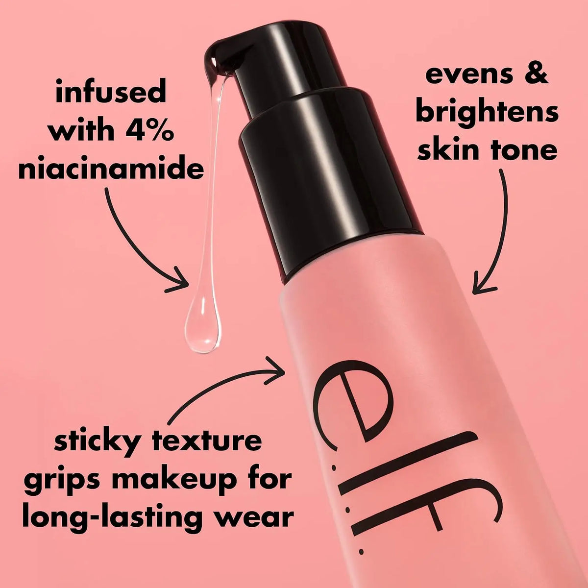 e.l.f. Power Grip Primer Gel-Based & Hydrating Face Primer For Smoothing Skin & Gripping Makeup Long-lasting Wear Moisturizing