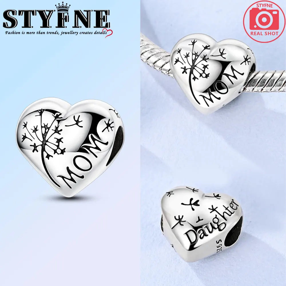 925 Sterling Silver Ocean Series Blue Turtle Starfish Shell Fit Original Bracelet Charms for Women diy Fine Jewelry Gifts