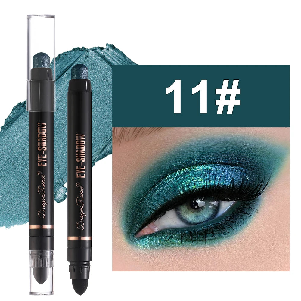 Eyeshadow Pen, Pearlescent Eyeshadow, Versatile, One-Touch Application, Non-Smudging, Waterproof Eyeshadow, High-Gloss, Delicate, Silky, Shimmering Liquid Eyeshadow