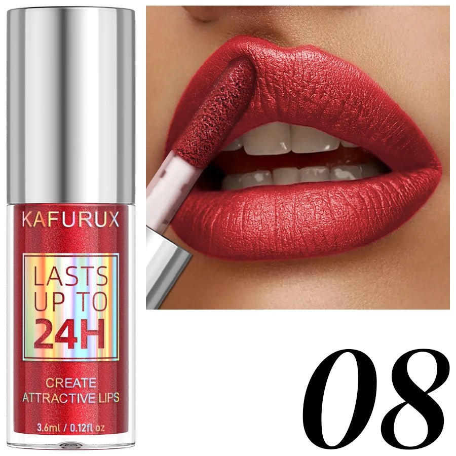 20-colors Glitter Lip Glaze Waterproof Diamond Shimmer Lip Gloss Sparkling Liquid Lipstick Long Lasting Lip Makeup for Women Gif