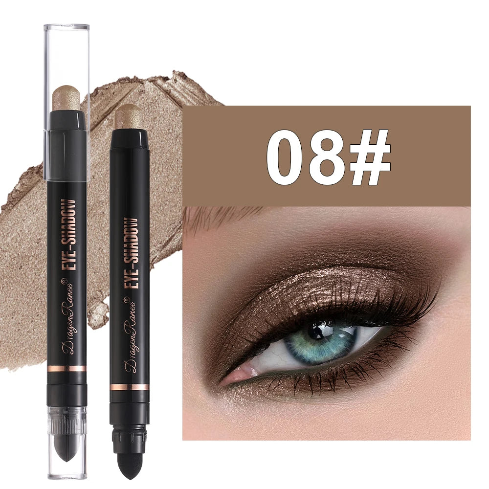 Eyeshadow Pen, Pearlescent Eyeshadow, Versatile, One-Touch Application, Non-Smudging, Waterproof Eyeshadow, High-Gloss, Delicate, Silky, Shimmering Liquid Eyeshadow