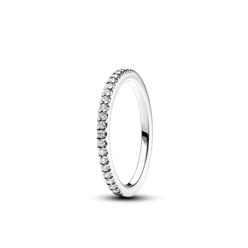 New 925 Silver Heart-Shaped,Floral,Square Ring Suitable for Exquisite High-Quality Jewelry for Women at Wedding Parties