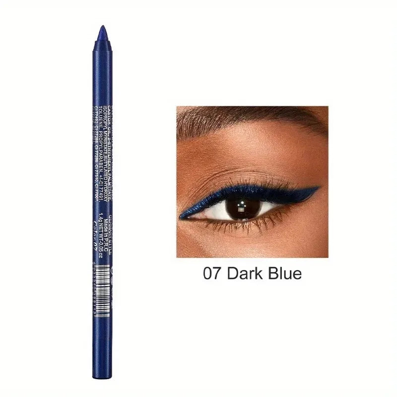 17 Colors Pearlescent Eyeliner Pencil Colorful Waterproof Long-lasting Matte Smooth Easy Wear Eyeshadow Eyeliner Pen Eyes Makeup