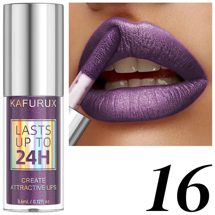 20-colors Glitter Lip Glaze Waterproof Diamond Shimmer Lip Gloss Sparkling Liquid Lipstick Long Lasting Lip Makeup for Women Gif