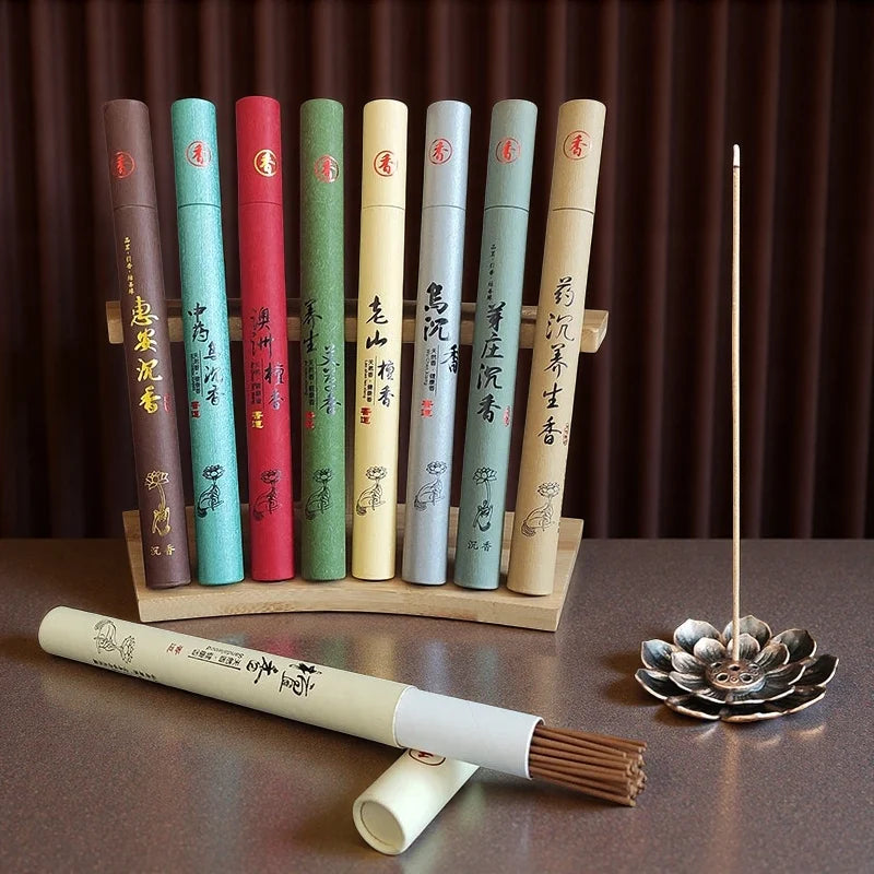 Natural Sandalwood Rose Incense Sticks Home Blessing Ceremony Prayer Buddha Incense Agarwood Lavender Forest Jasmine Fragrance