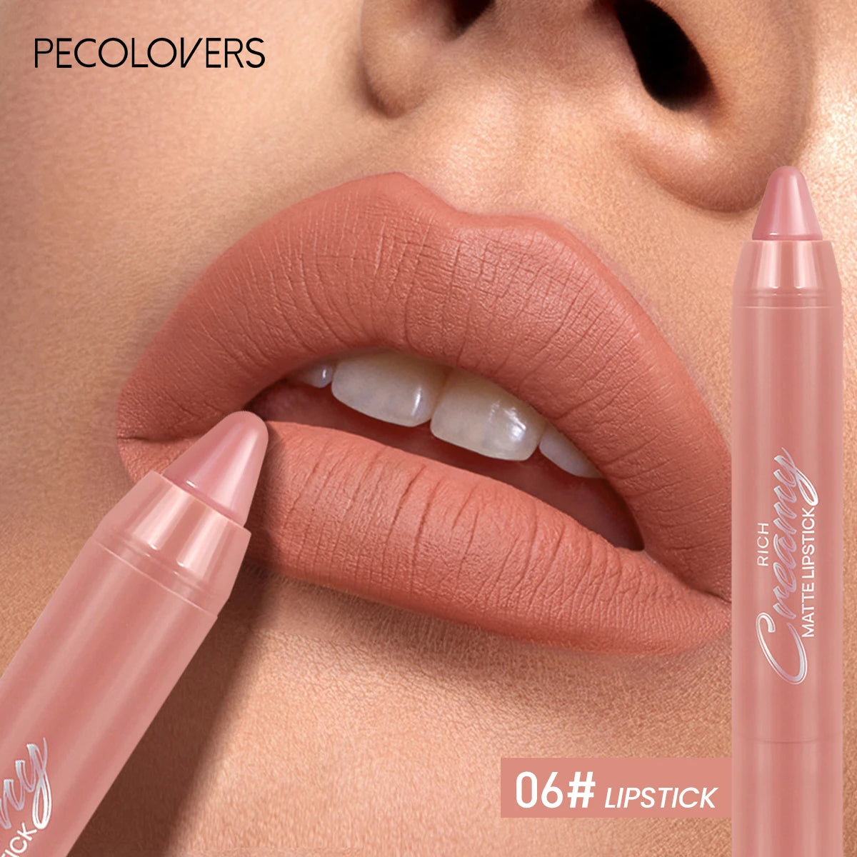 Multiple Colors Matte Lip Liner, Use As Lip Liner and Lipstick, Easy To Accurately Apply, Waterproof Long-lasting Non-stick