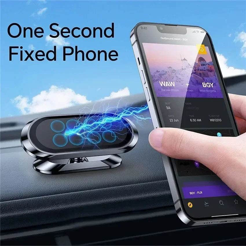 360° Magnetic Car Phone Holder Magnet Smartphone Mobile Stand Cell GPS Support For iPhone 17 16 XR Xiaomi Mi Huawei Samsung LG