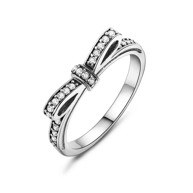 New 925 Silver Heart-Shaped,Floral,Square Ring Suitable for Exquisite High-Quality Jewelry for Women at Wedding Parties