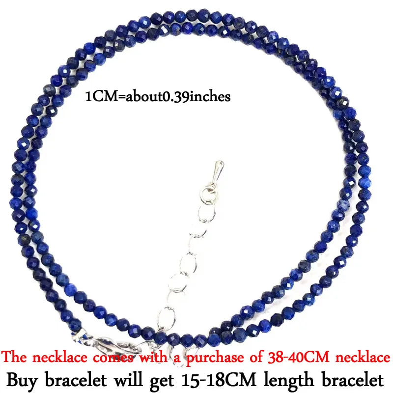 Small Natural Stone Bead Necklace Bracelet for Women, Zircon Tourmaline Pearl Necklace with, Reki Clavicle Chain, Choker, 2-3mm