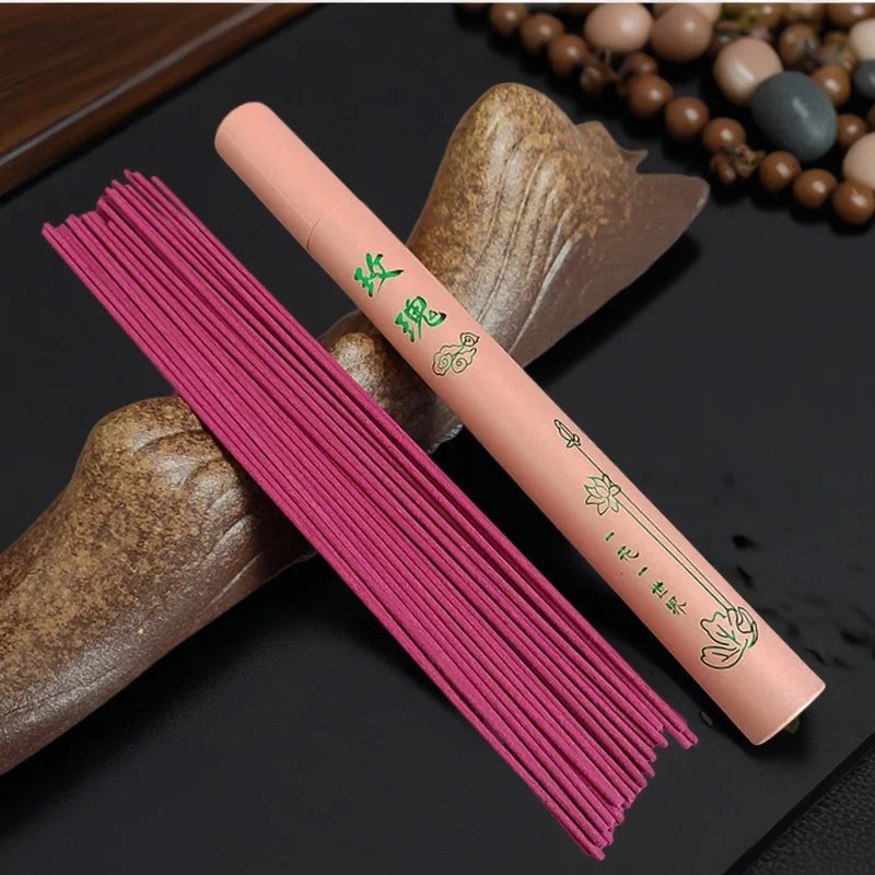 Natural Sandalwood Rose Incense Sticks Home Blessing Ceremony Prayer Buddha Incense Agarwood Lavender Forest Jasmine Fragrance