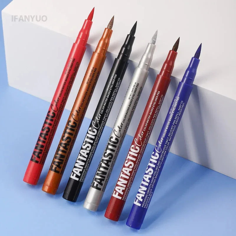 Red Wine Black Waterproof Eyeliner Pencil Untra-fine Liquid Eye Liner Pen Quick Dry Long Lasting Non Smudge Makeup Cosmetics