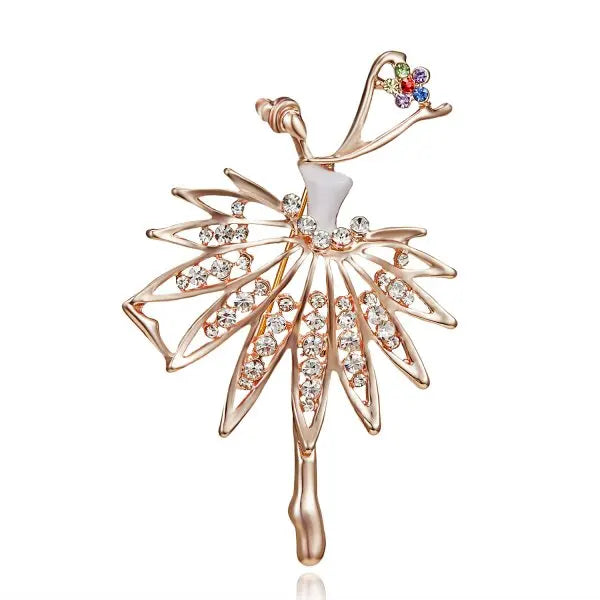 Lovely Birds Butterfly Bee Brooch For Women Pearl Rhinestone Trendy Animal Jewelry Coat Dress Lapel Pins Wedding Party Gifts