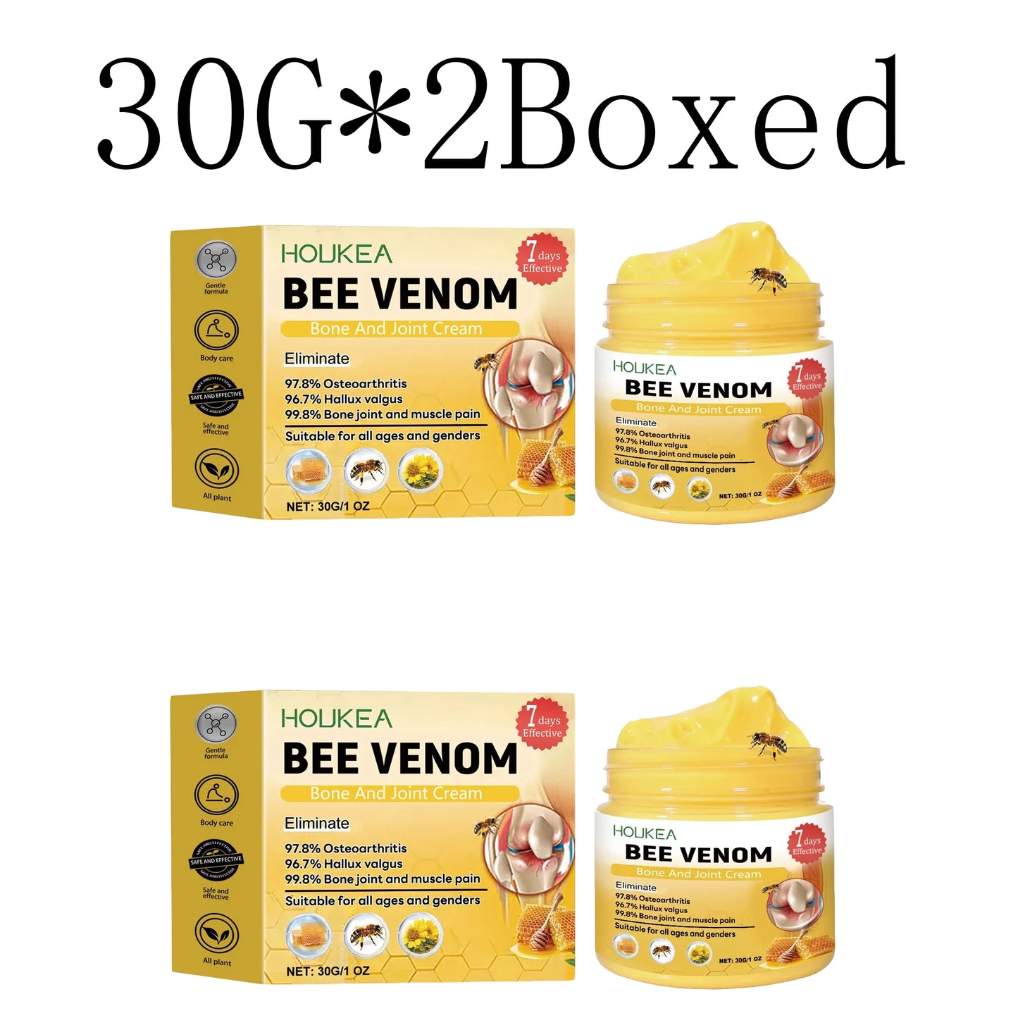 Bee Venom Joint Bone Care Cream Repair Muscle Hurt Relief Rheumatoid Pain Arthritis Treatment Body Knee Soothing Creams