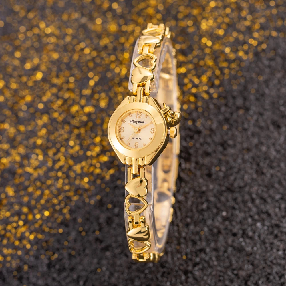 Simple Elegant Small Women's Watches Luxury Brand Gold Wrist Watches for Women Ladies Quartz Watches for Girls Montre Femme