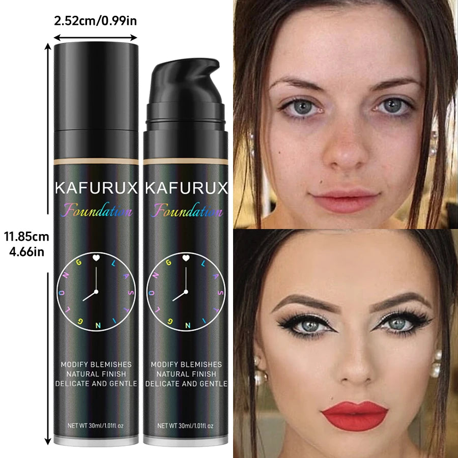 8 Colors Liquid Foundation Effective Concealer Waterproof Sweat-resistant Face Korean Makeup Profession Face Base Cosmetics Gift