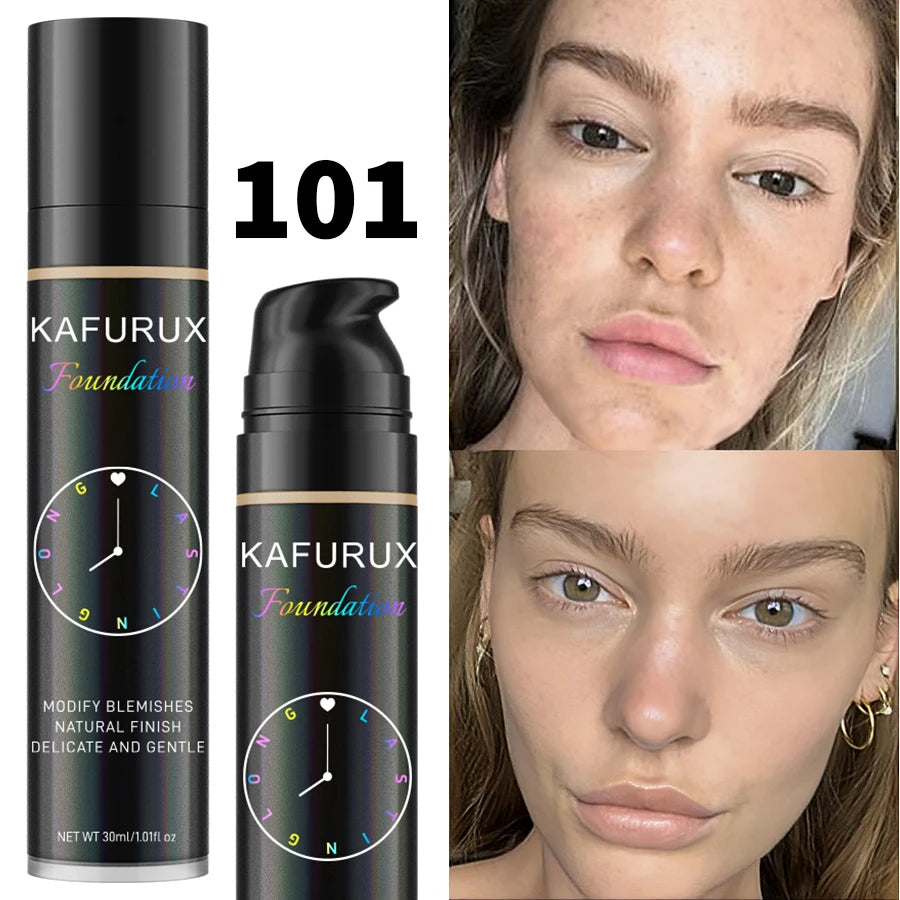 8 Colors Liquid Foundation Effective Concealer Waterproof Sweat-resistant Face Korean Makeup Profession Face Base Cosmetics Gift