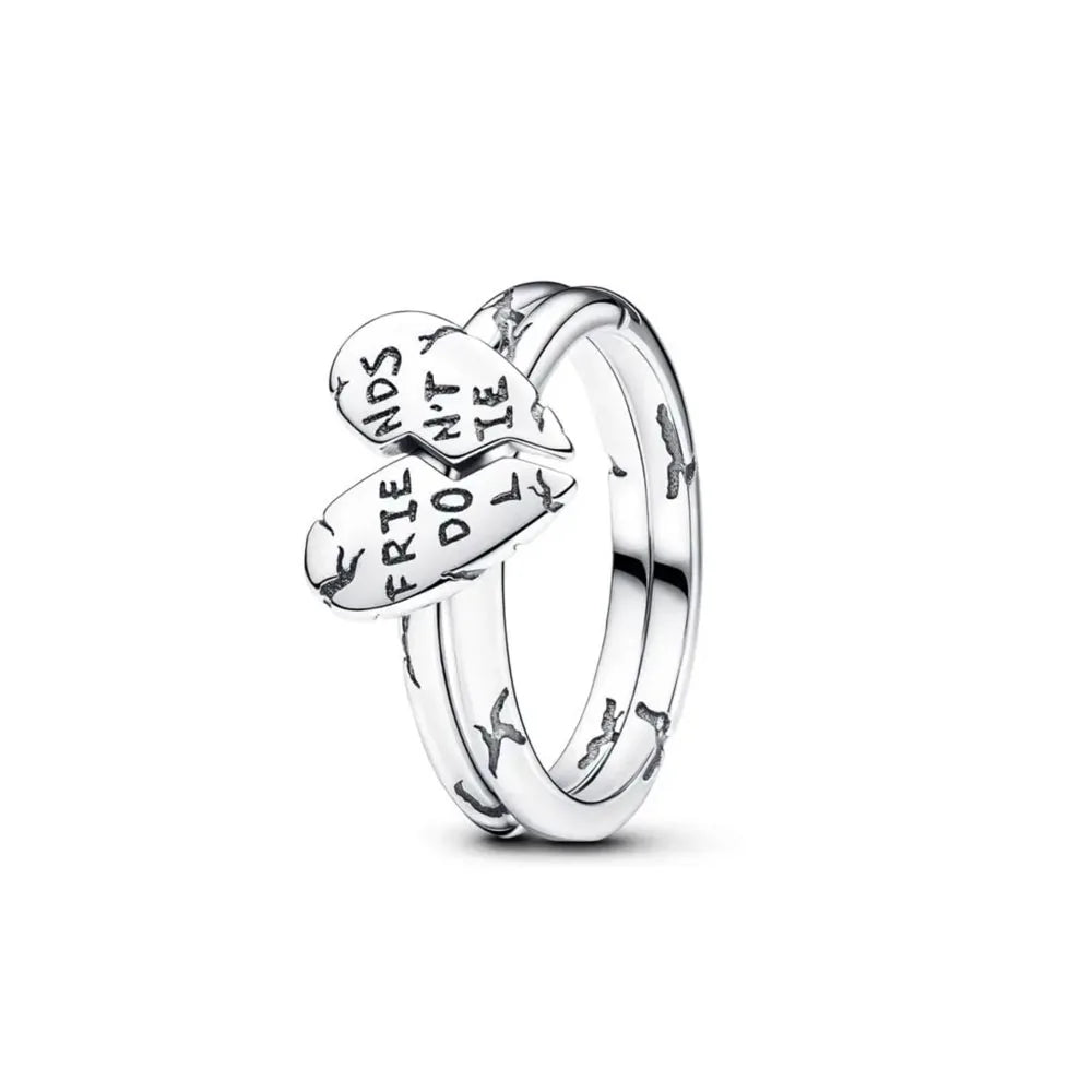 New 925 Silver Heart-Shaped,Floral,Square Ring Suitable for Exquisite High-Quality Jewelry for Women at Wedding Parties