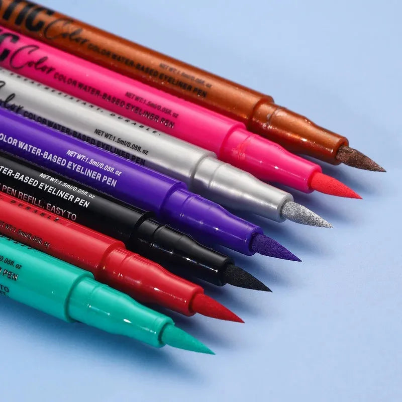 Red Wine Black Waterproof Eyeliner Pencil Untra-fine Liquid Eye Liner Pen Quick Dry Long Lasting Non Smudge Makeup Cosmetics