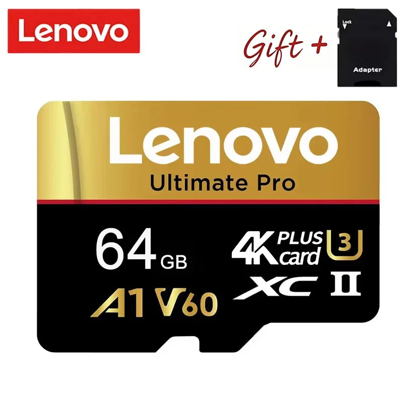 Lenovo High Speed Memory Card 128GB Micro TF SD Card 128GB 256GB TF Card For Camera Surveillance Devices For Sony Xiaomi