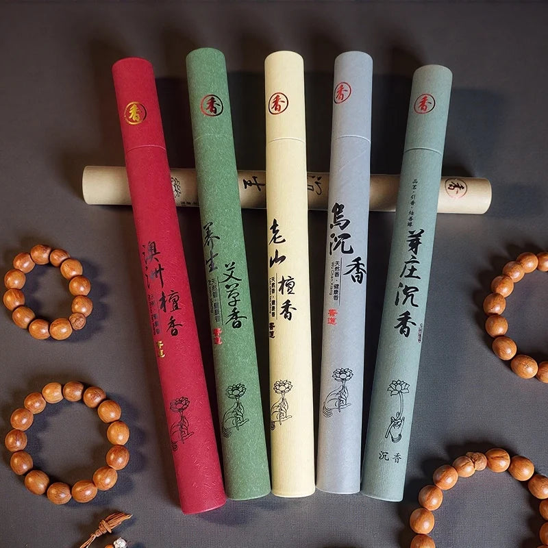 Natural Sandalwood Rose Incense Sticks Home Blessing Ceremony Prayer Buddha Incense Agarwood Lavender Forest Jasmine Fragrance